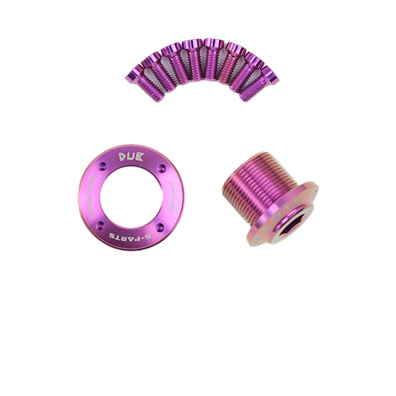 S-PARTS SRAM DUB 티타늄 크랭크 커버 Quarq Red Force Sram 자전거 크랭크 커버
