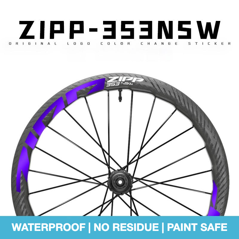 2025 ZIPP 353 NSW Wheel Decal Sticker Kit – Reflective Waterproof Carbon Rim Graphics