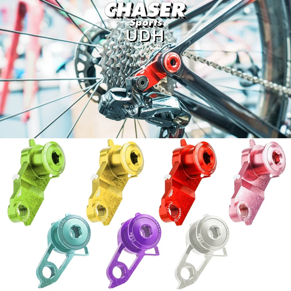 CHASER Ultralight UDH Rear Derailleur Hanger  for Shimano 25.8g, SRAM & Campagnolo 21.5g