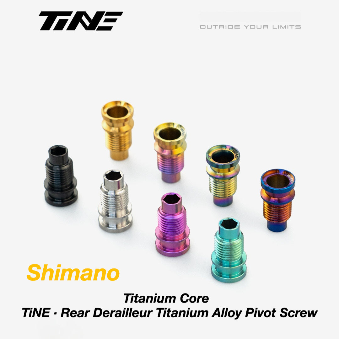TiNE Titanium Shimano Rear Derailleur Pivot Bolt | Ultra-Light Road Bike Upgrade