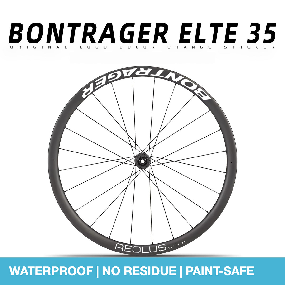 Bontrager ELITE 35 Wheel Decal Sticker Kit – TREK Carbon Wheel Rim Graphics