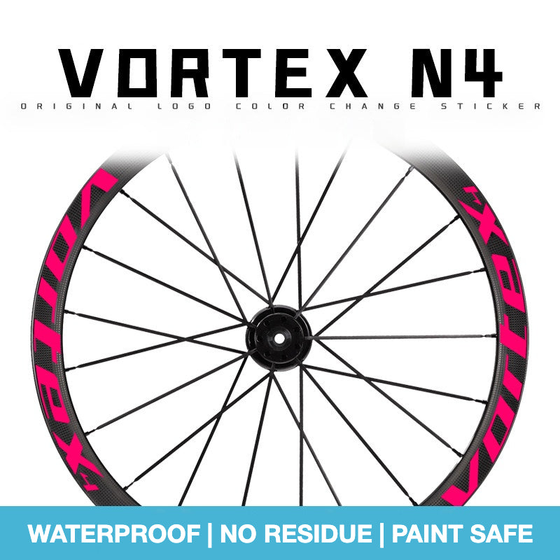 Vortex N4 Wheel Decal Sticker Kit – Logo Cover & Color Change