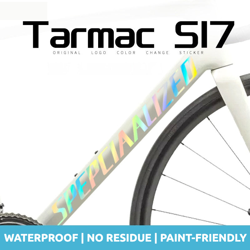 Autocollant Cache-Logo pour Cadre Specialized Tarmac SL7 | Sticker Personnalisé Imperméable pour Cadre de Vélo de Route