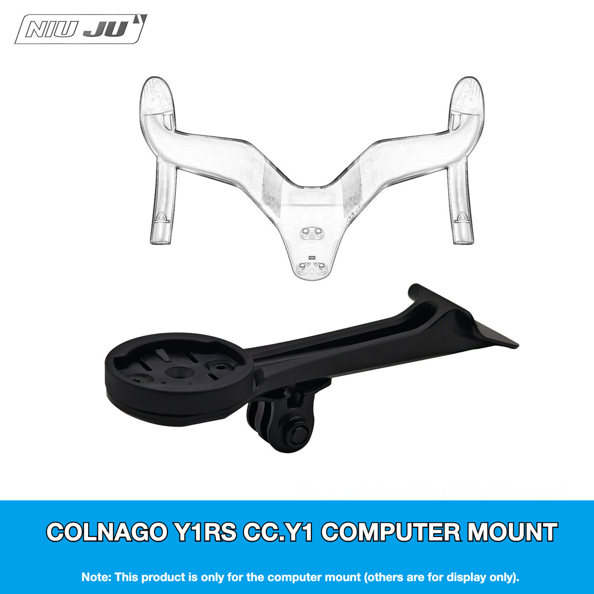 NIUJU Colnago Y1RS CC.Y1 Computer Mount | Garmin 1050 Wahoo Integrated Cockpit Mount