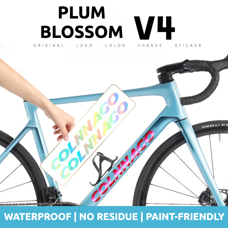 Colnago V4 Frame Logo Decals | Custom Waterproof OEM Overlay Stickers
