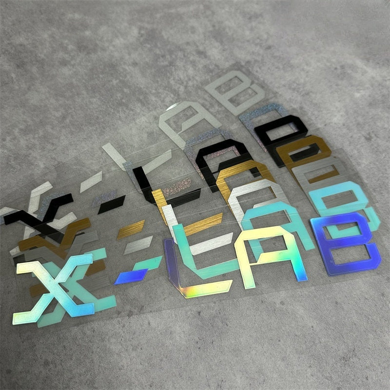 X-LAB RS7 Reflective Downtube Decal Sticker | Logo Cover & Color Change