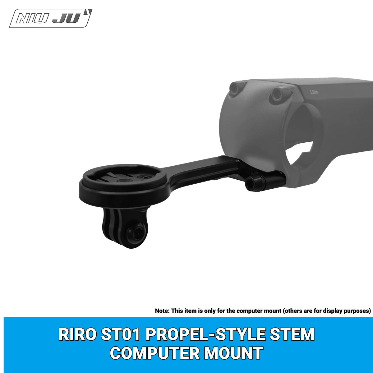 TORQUE Aluminum Computer Mount for RIRO ST01 Aero Stem | Garmin Wahoo Bike Mount