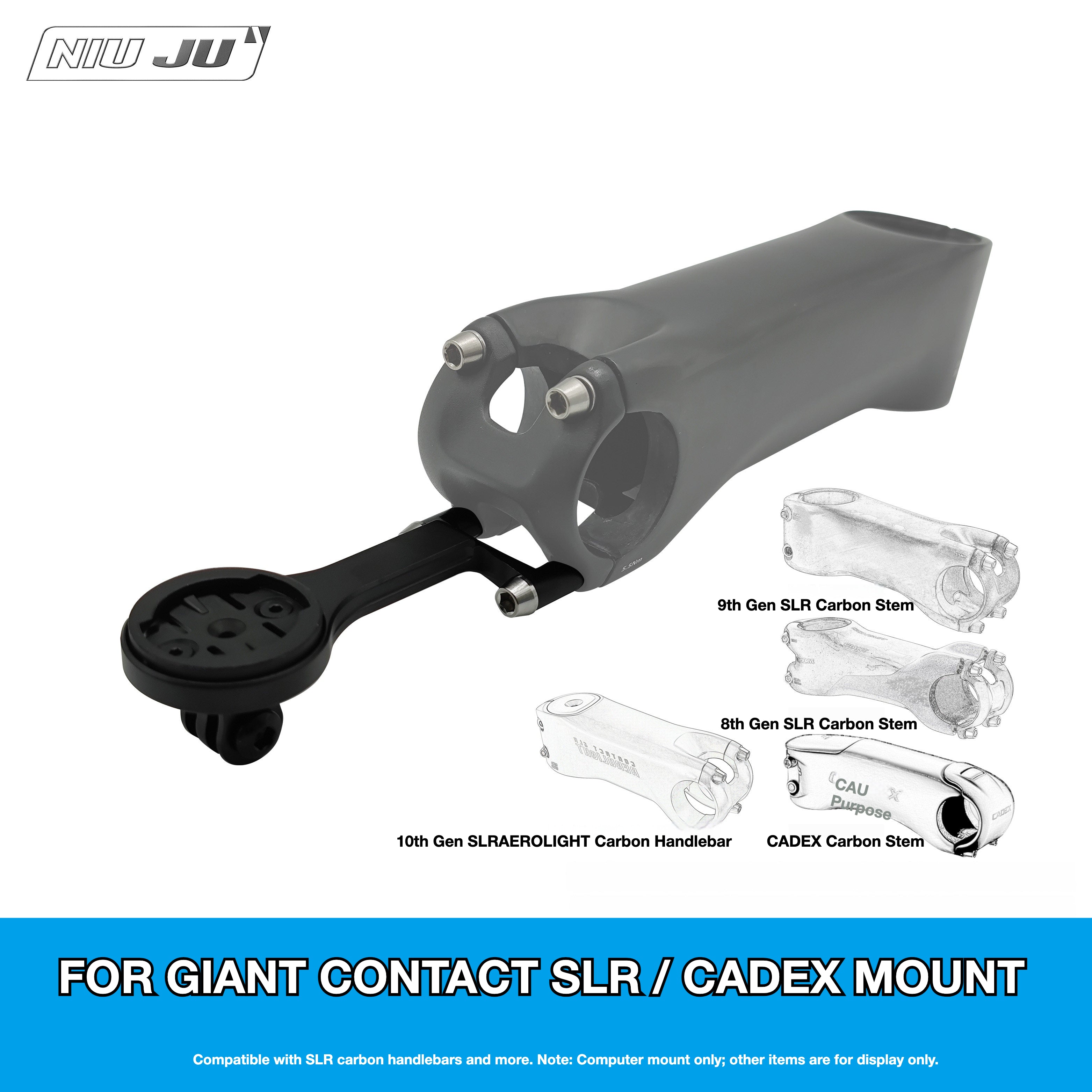 giant contact sl Aero100mm cadexサイコンマウント Torque Computer Mount for GIANT CONTACT SLR Stem | CADEX Extension
