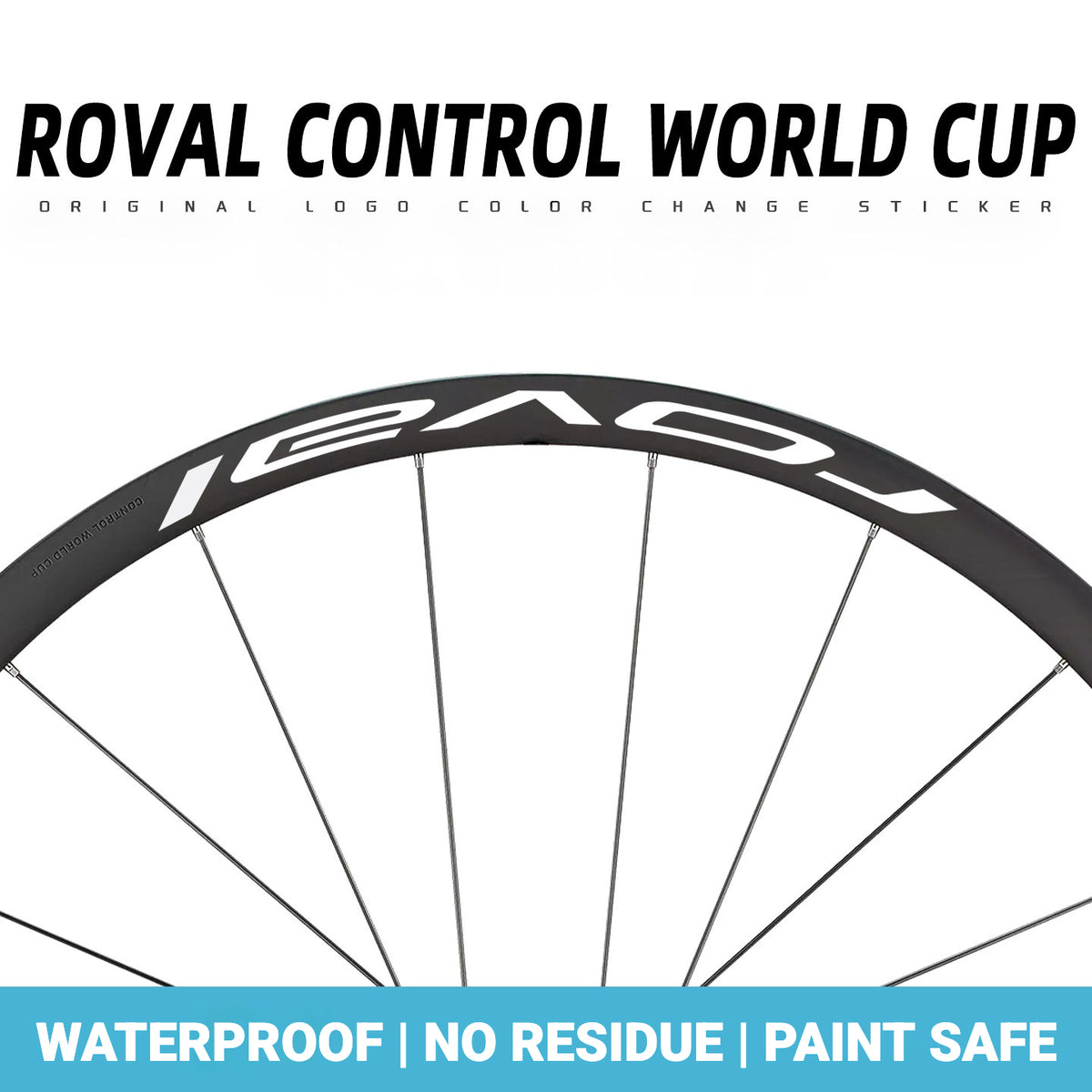 Roval Control 29 MTB Wheel Decals | Custom Logo Color Change Stickers for Carbon Mountain Bike Wheels