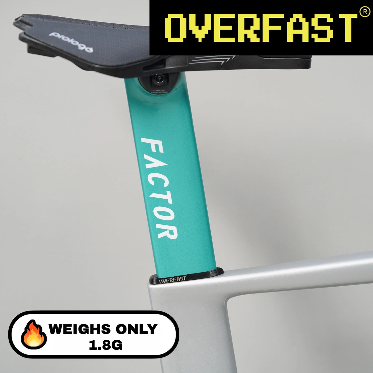 OVERFAST Ultralight Seatpost Dust Cover for Factor ONE – 1.8g, Saves 6g