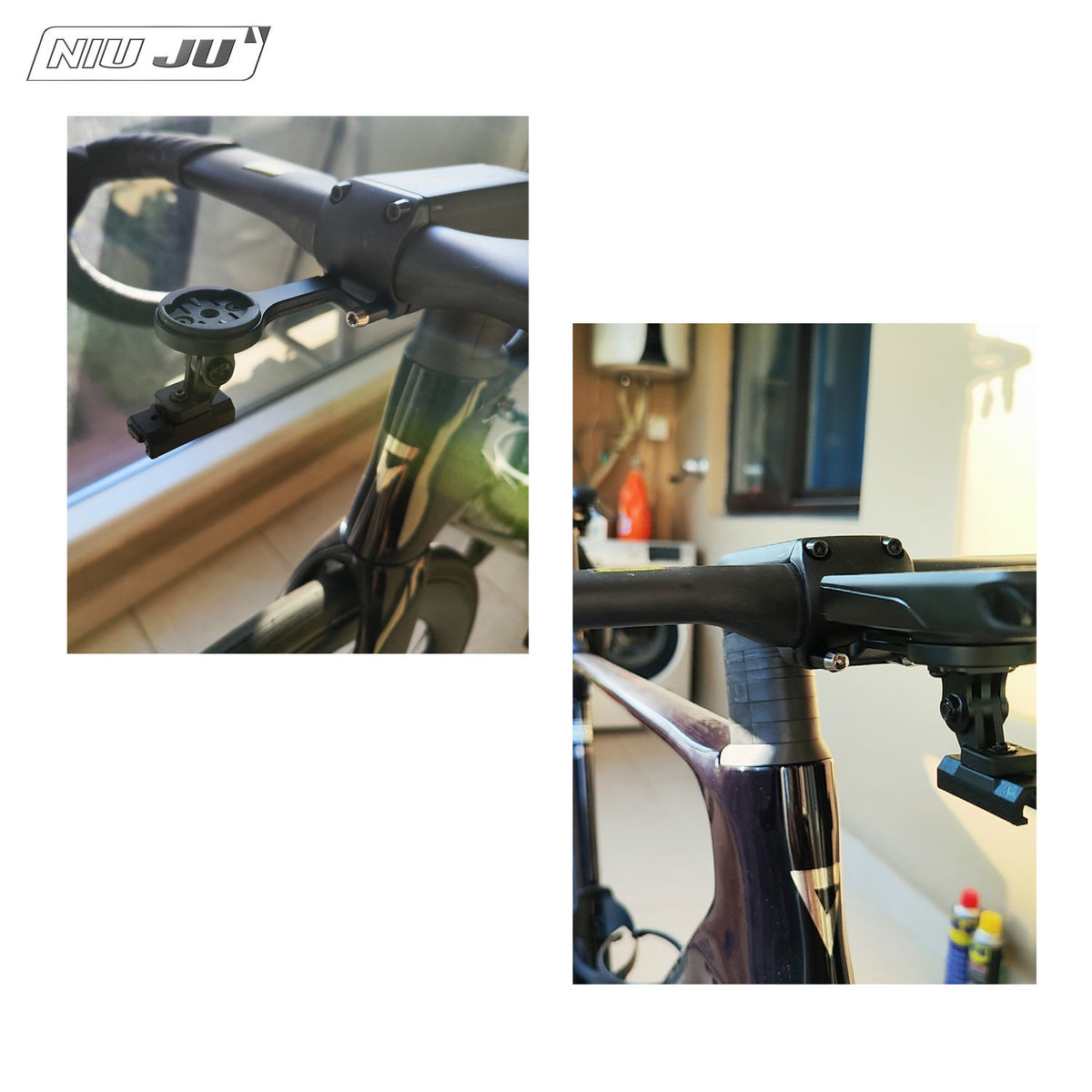 PAVEWAY Giant Contact SL Aero Computer Mount | Titanium Bike Computer Mount for New Giant Propel