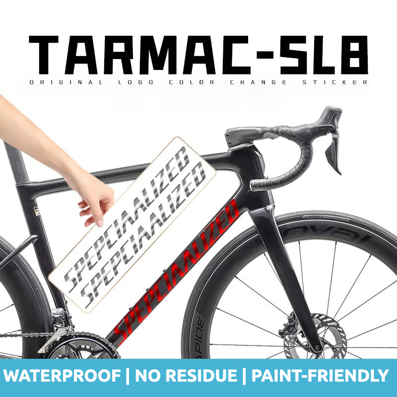 Autocollant de couverture de logo Specialized Tarmac SL8 Pro / Expert | Autocollant personnalisé imperméable pour vélo de route
