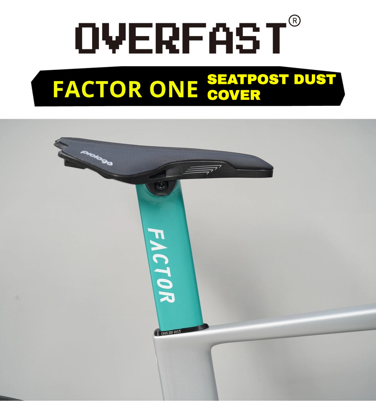 OVERFAST Ultralight Seatpost Dust Cover for Factor ONE – 1.8g, Saves 6g