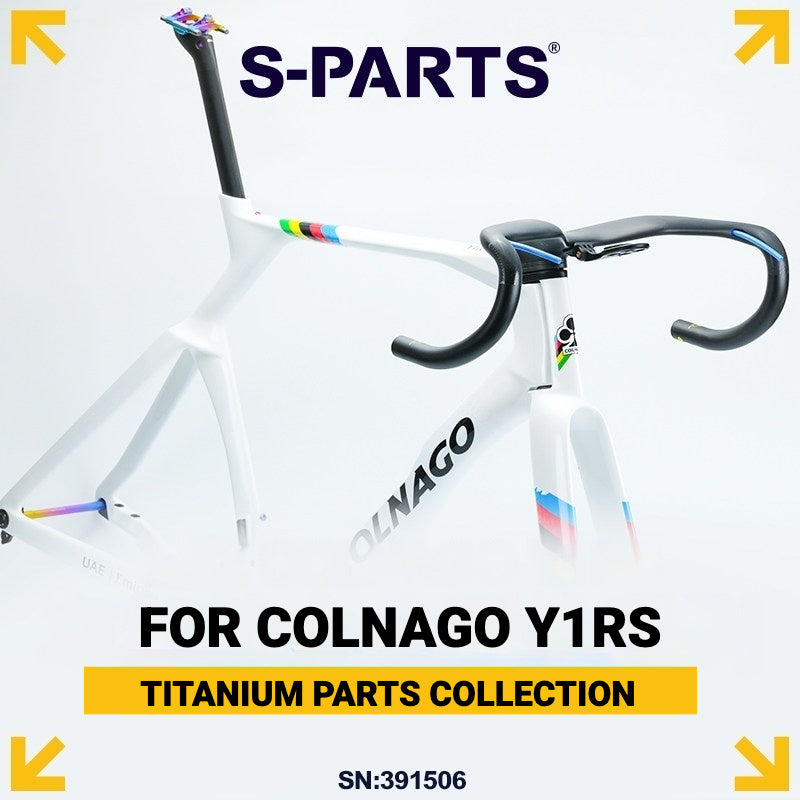 S-PARTS TC4 Titanium Bolt Kit for Colnago Y1RS | Frame & Cockpit Screw Upgrade
