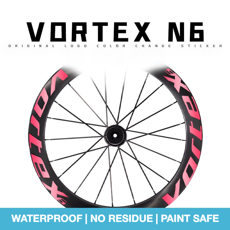 Vortex N6 Wheel Decal Sticker Kit – Logo Cover & Color Change