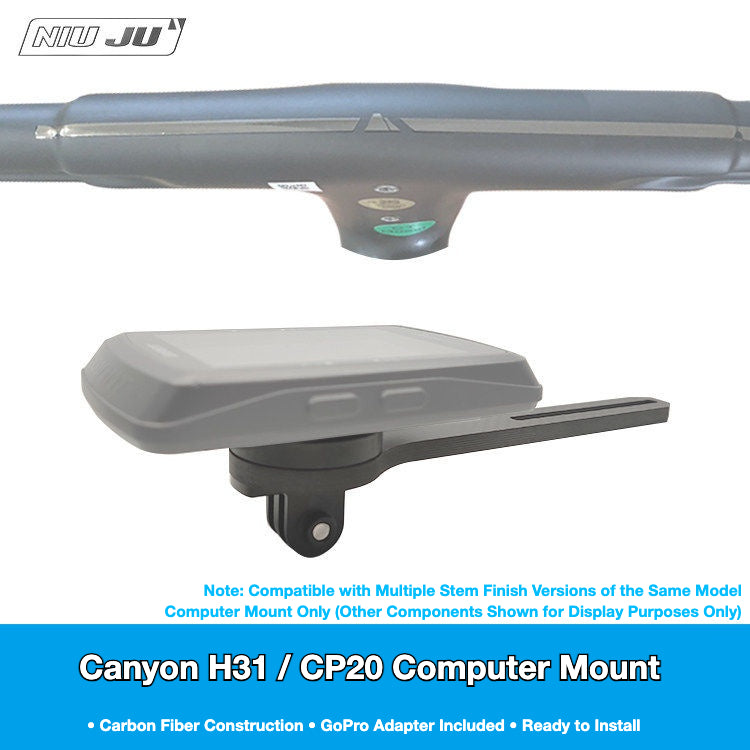 NIUJU Canyon H31 / CP10 / CP20 / CP18 Computer Mount | Aero Integrated Cockpit Extension Mount