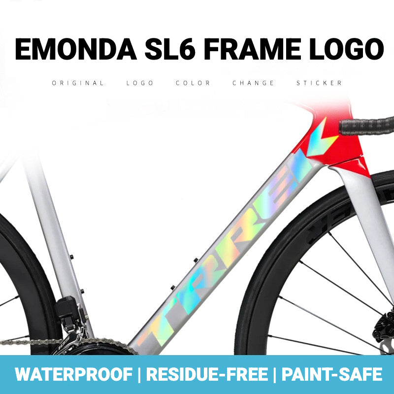 TREK Émonda SL6 Downtube Logo Decal | Custom Color Change Frame Sticker Waterproof