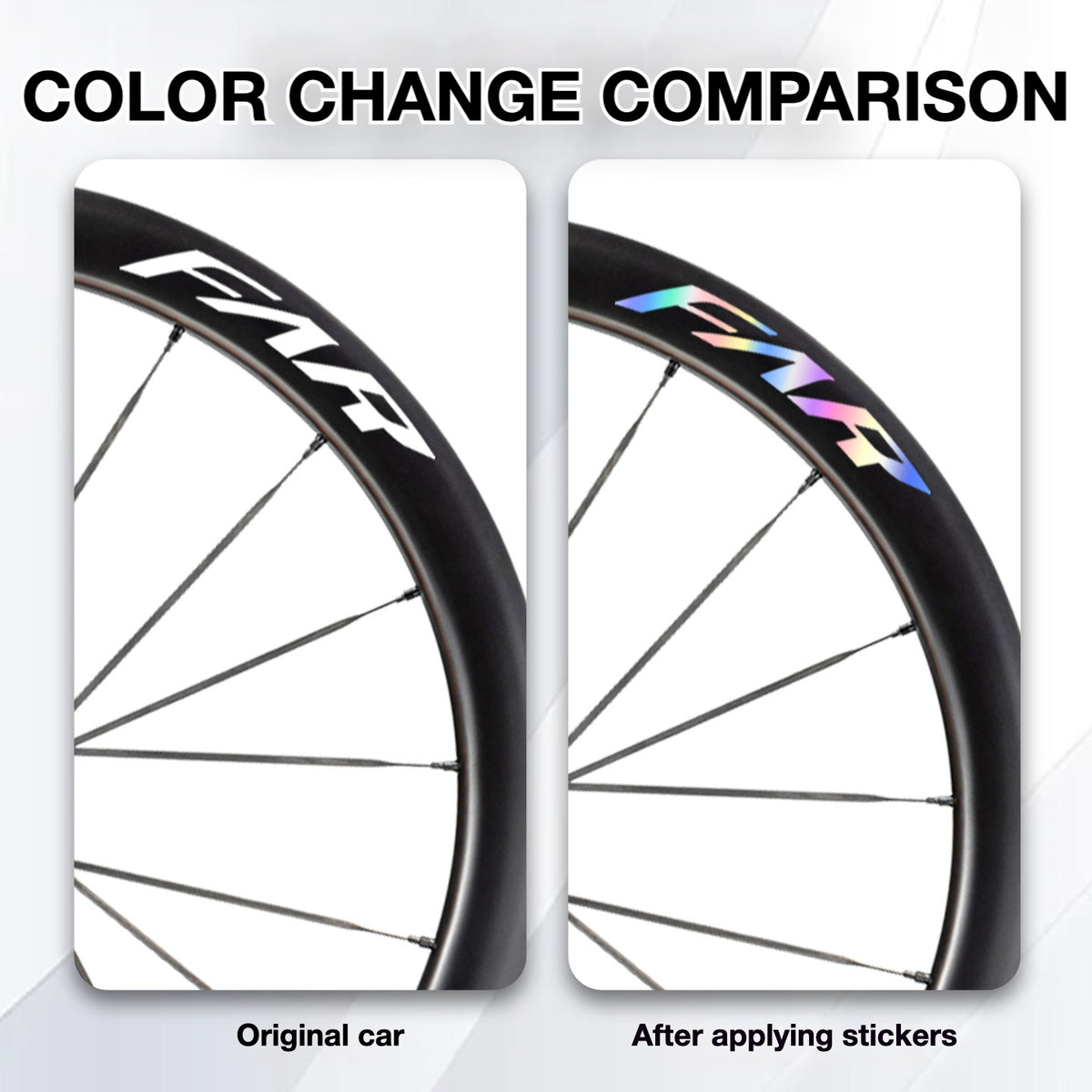 2025 FARSPORTS S5 Wheel Decal Sticker Kit – Logo Cover & Color Change