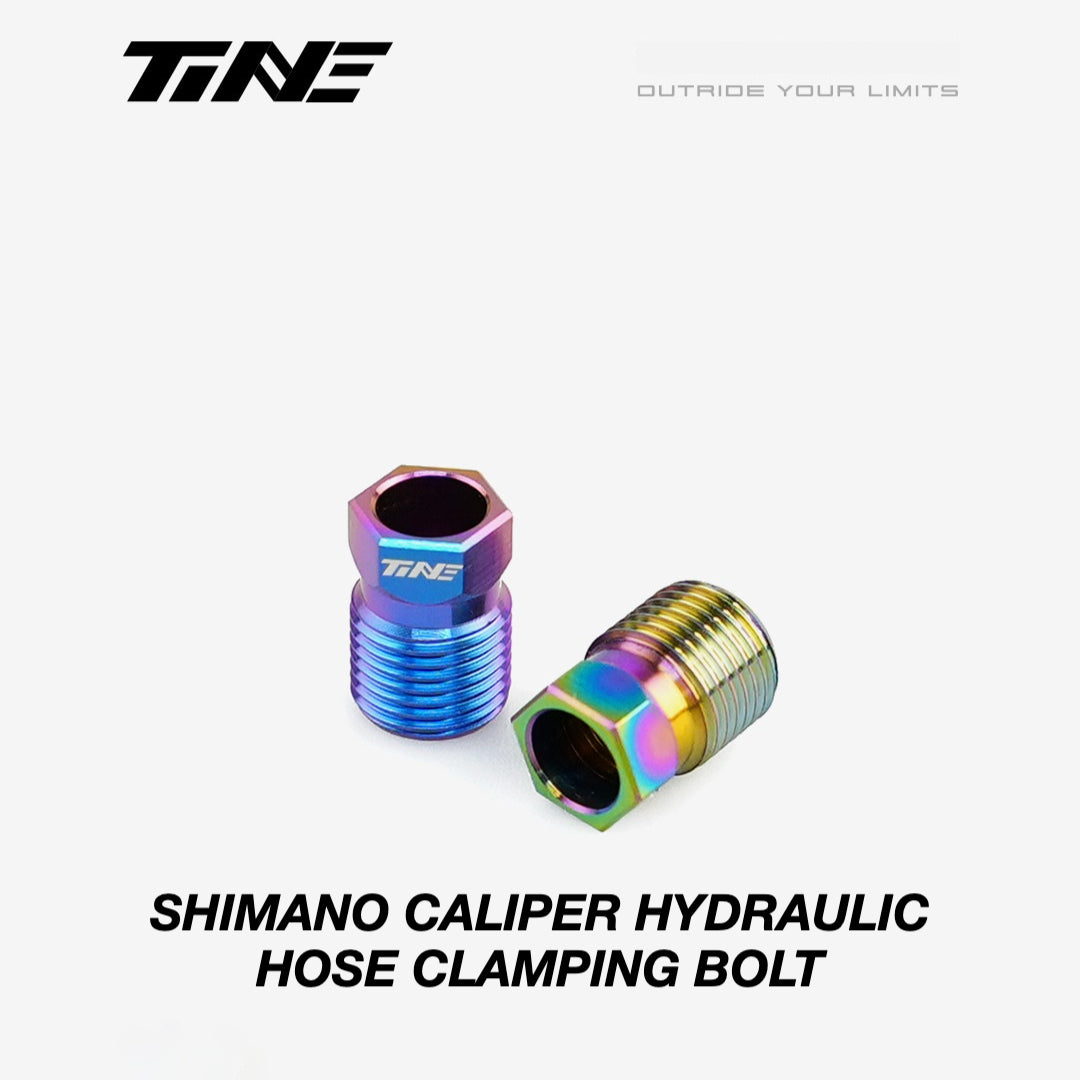 TiNE Titanium Shimano Hydraulic Hose Clamping Bolt | Ultra-Light Brake Caliper Upgrade
