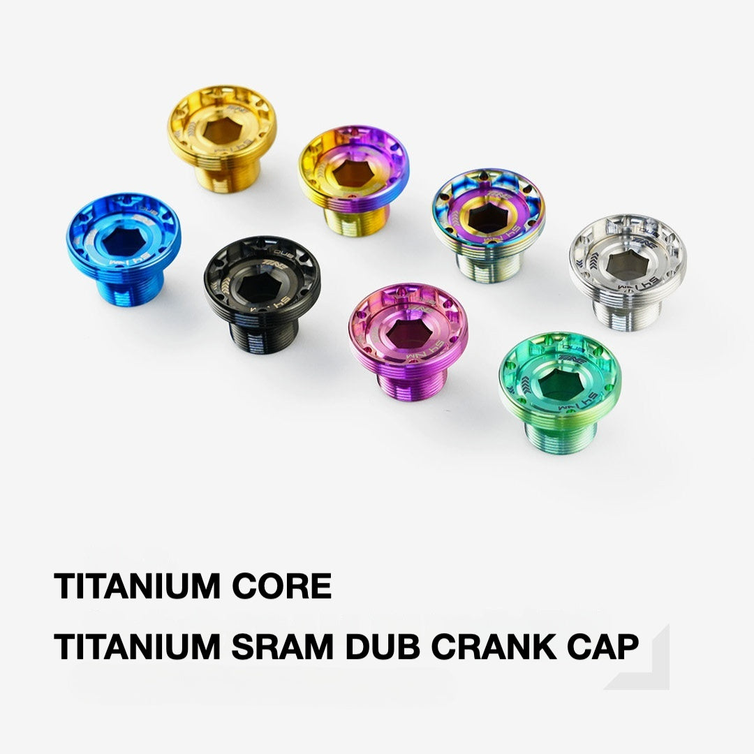 TiNE Ultra-Light SRAM DUB Titanium Crank Cap – 10.5g