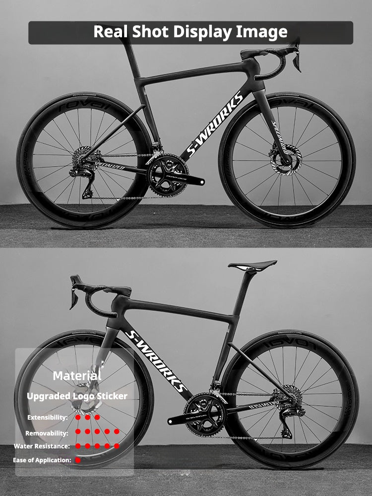 Tarmac SL8 Logo Decal Stickers – 2 Down Tube + 1 Head Tube for Special