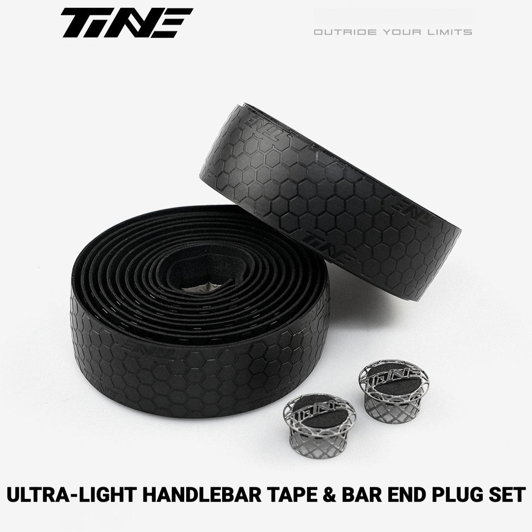 TiNE Ultra-Light Honeycomb Road Bike Handlebar Tape – Anti-Slip, Sweat Absorbing & Shock Absorbing 44g