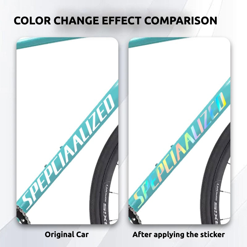 Autocollant de couverture de logo de cadre Specialized Allez E5 Sport | Autocollant personnalisé imperméable pour cadre de vélo de route