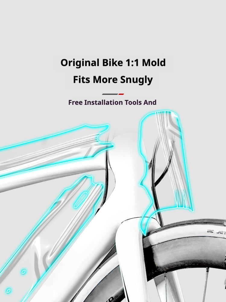 Film de protection complet en TPU pour cadre SPECIALIZED S-Works SL8 | Brillant & Mat | 7,5 mil / 10 mil | Tailles 49–56