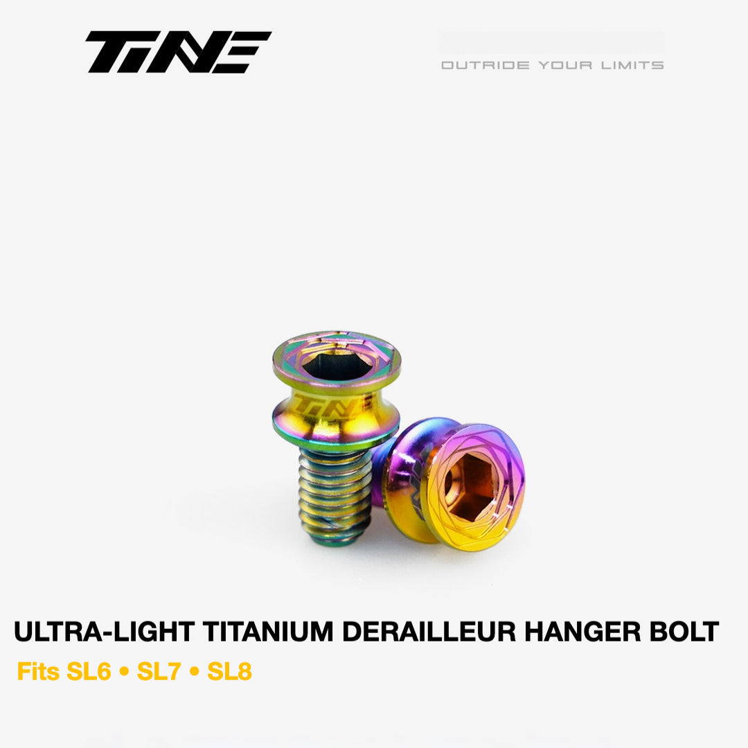 TiNE Ultra-Light Titanium Rear Derailleur Hanger Bolts – Specialized Tarmac SL6 / SL7 / SL8 / SL9