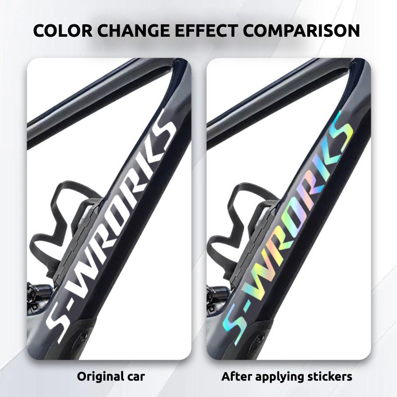 Autocollant de couverture de logo de cadre S-Works Enduro spécialisé | Autocollant de cadre VTT personnalisé imperméable