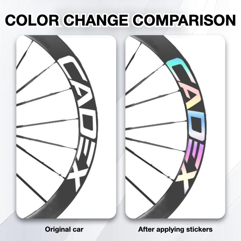 Cadex 50 Ultra Wheel Decal Sticker Kit Carbon Rim Graphics