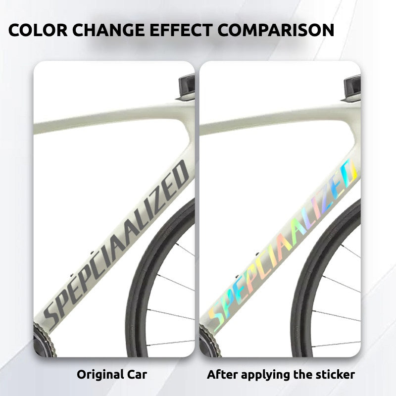 Autocollant Cache-Logo pour Cadre Specialized Tarmac SL7 | Sticker Personnalisé Imperméable pour Cadre de Vélo de Route