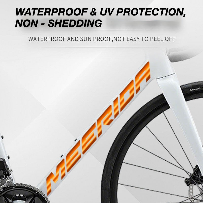 Autocollants personnalisés OEM avec logo pour cadre de vélo de route Merida Scultura 6000 | Autocollants de superposition imperméables