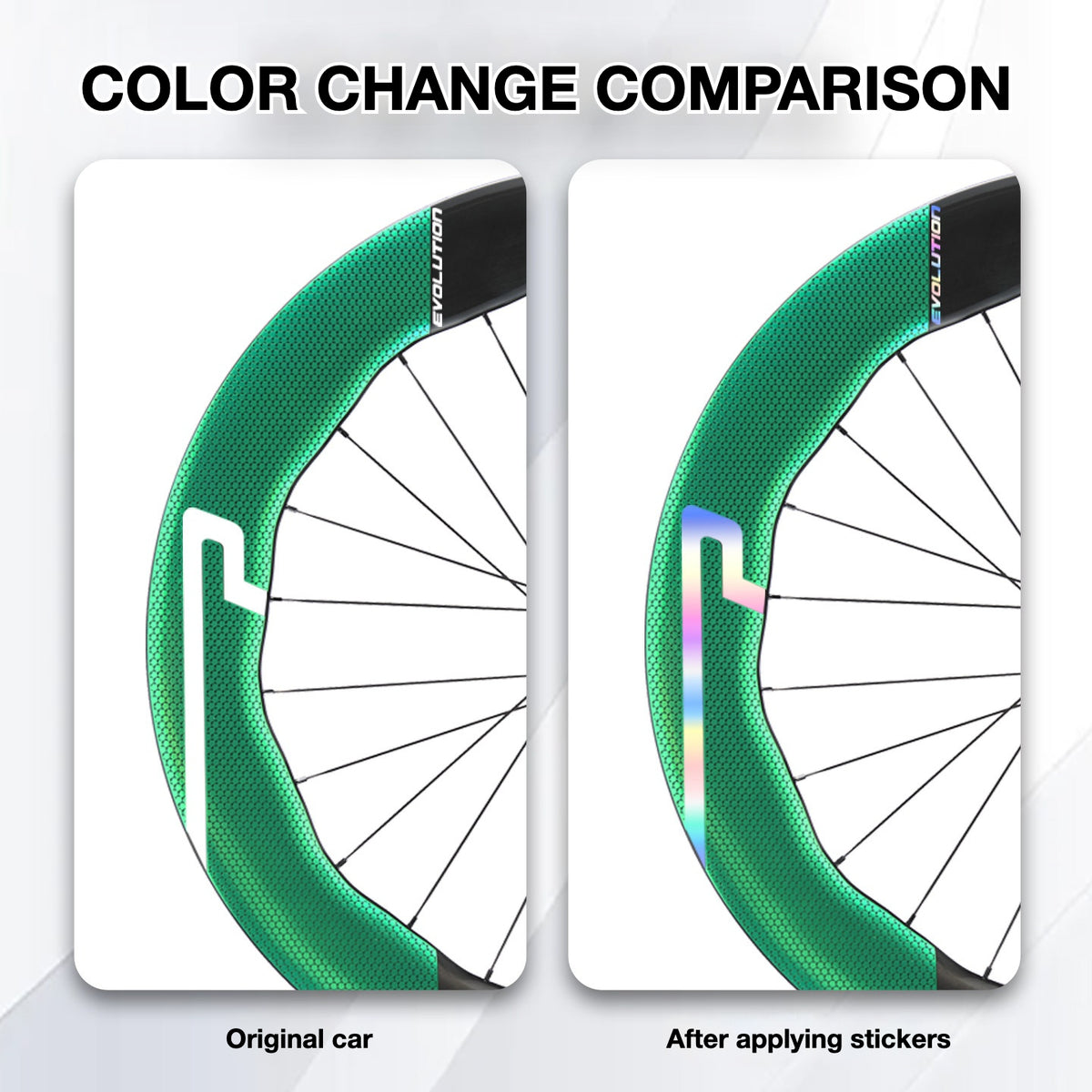 Princeton MACH 7580 Wheel Decal Sticker Kit – Logo Cover & Color Change