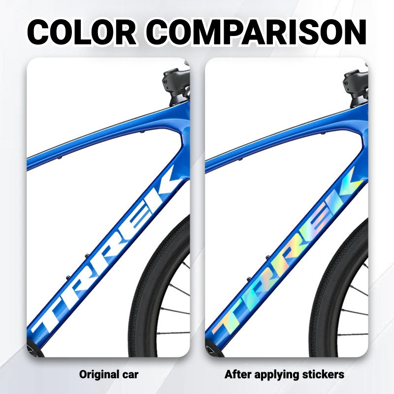 TREK FX5 Downtube Logo Decal | Custom Color Change Frame Sticker Waterproof Bike Graphic