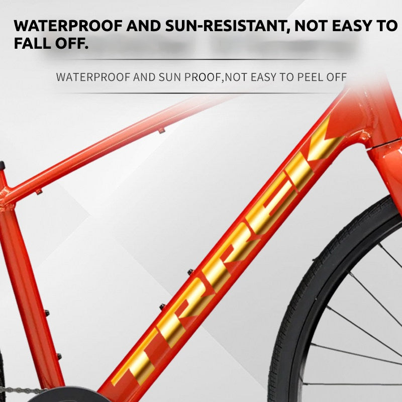 Compatible with TREK FX2 Hybrid Road City Bike Frame Downtube OEM Logo Cover Color Change Decorative Waterproof Decal Sticker