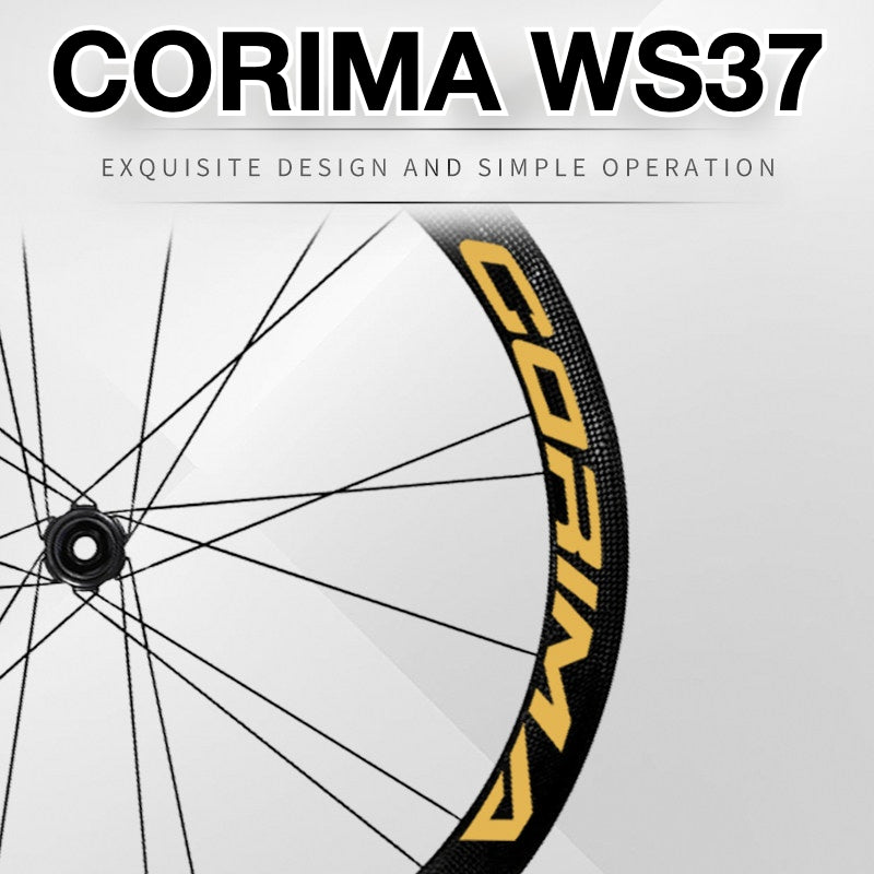 CORIMA WS37 Wheel Decal Sticker Kit – Logo Cover & Custom Color Wrap