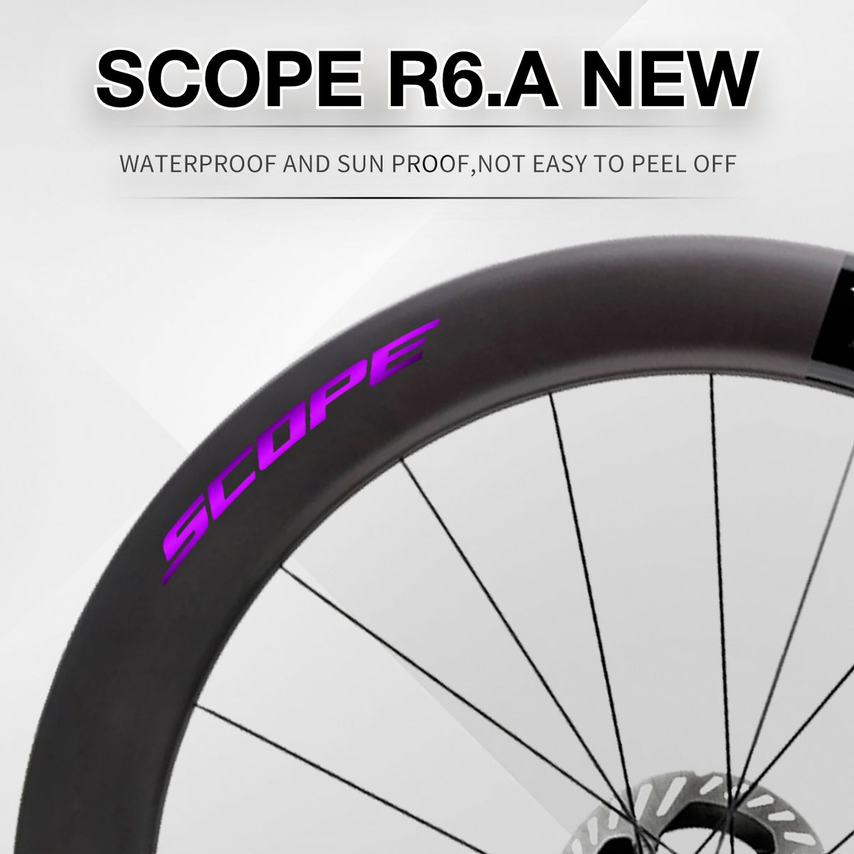 Scope R6.A Wheel Decal Sticker Kit – Logo Cover & Color Change