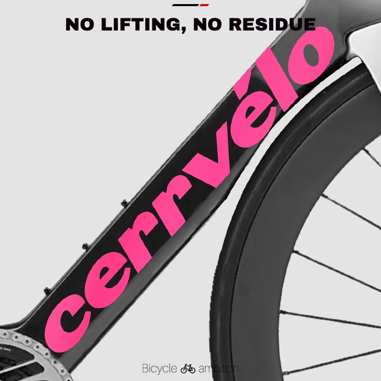 23-25 2026 cervelo S5 Frame Logo Color Decals｜Down Tube & Head Tube Sticker Kit｜48–56