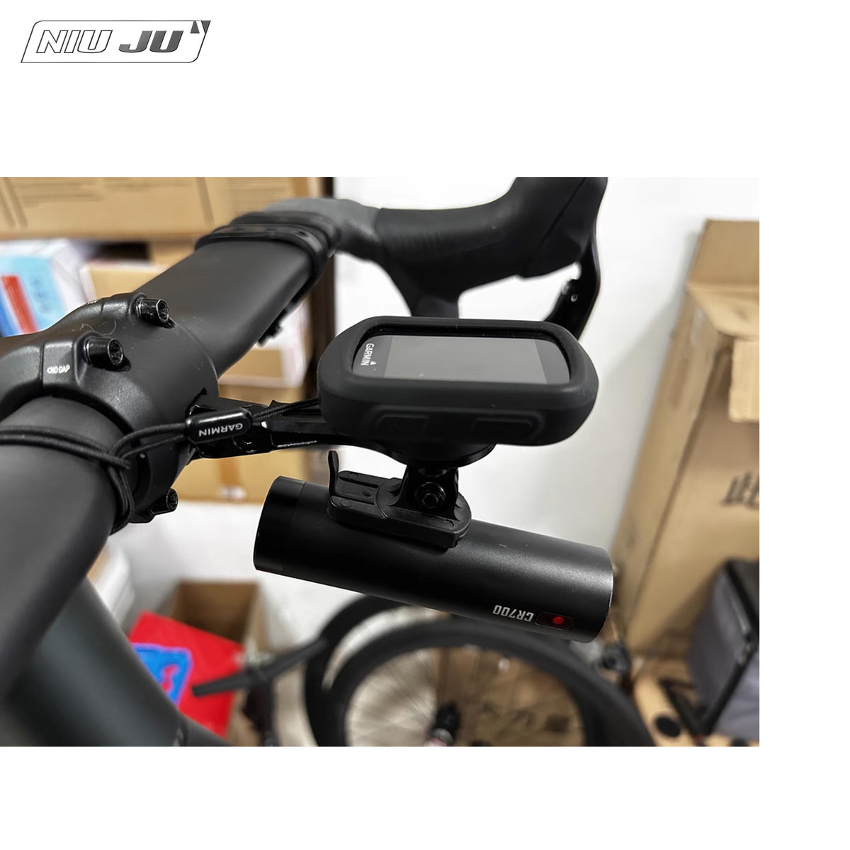 NIUJU CNC Aluminum Computer Mount for SCOTT Addict RC / Foil Aero Syncros Stems | Garmin Wahoo