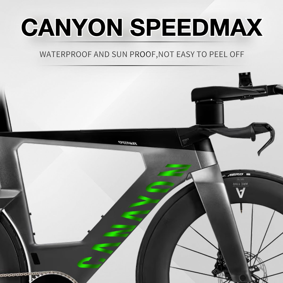 Canyon Speedermax Frame Decal Sticker Kit – Logo Cover & Color Change