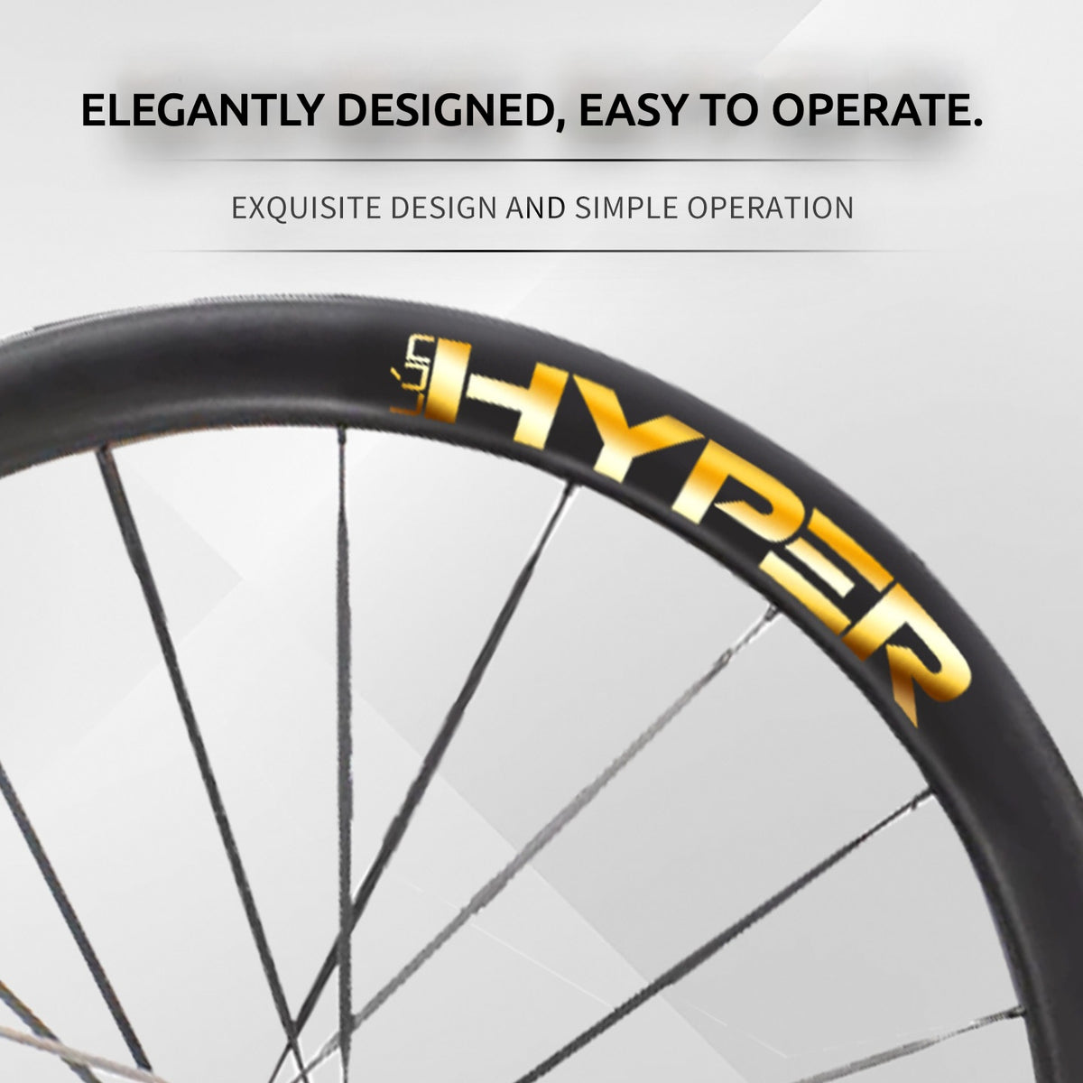 Infinity Logo Decals for Lún HYPER 3 D45 Gen 3 Wheelset | Waterproof Rim Overlay Stickers（Complete Decal Set for Two Wheels + Spare Decals Included）