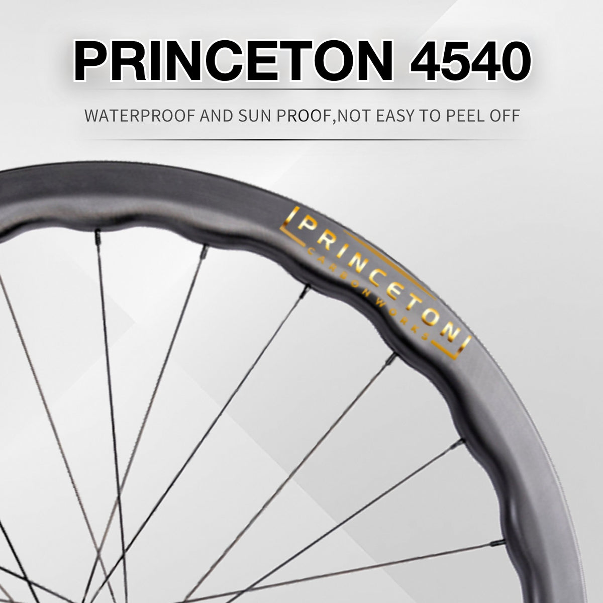 Princeton 4540 Wheel Decal Sticker Kit – Logo Cover & Color Change