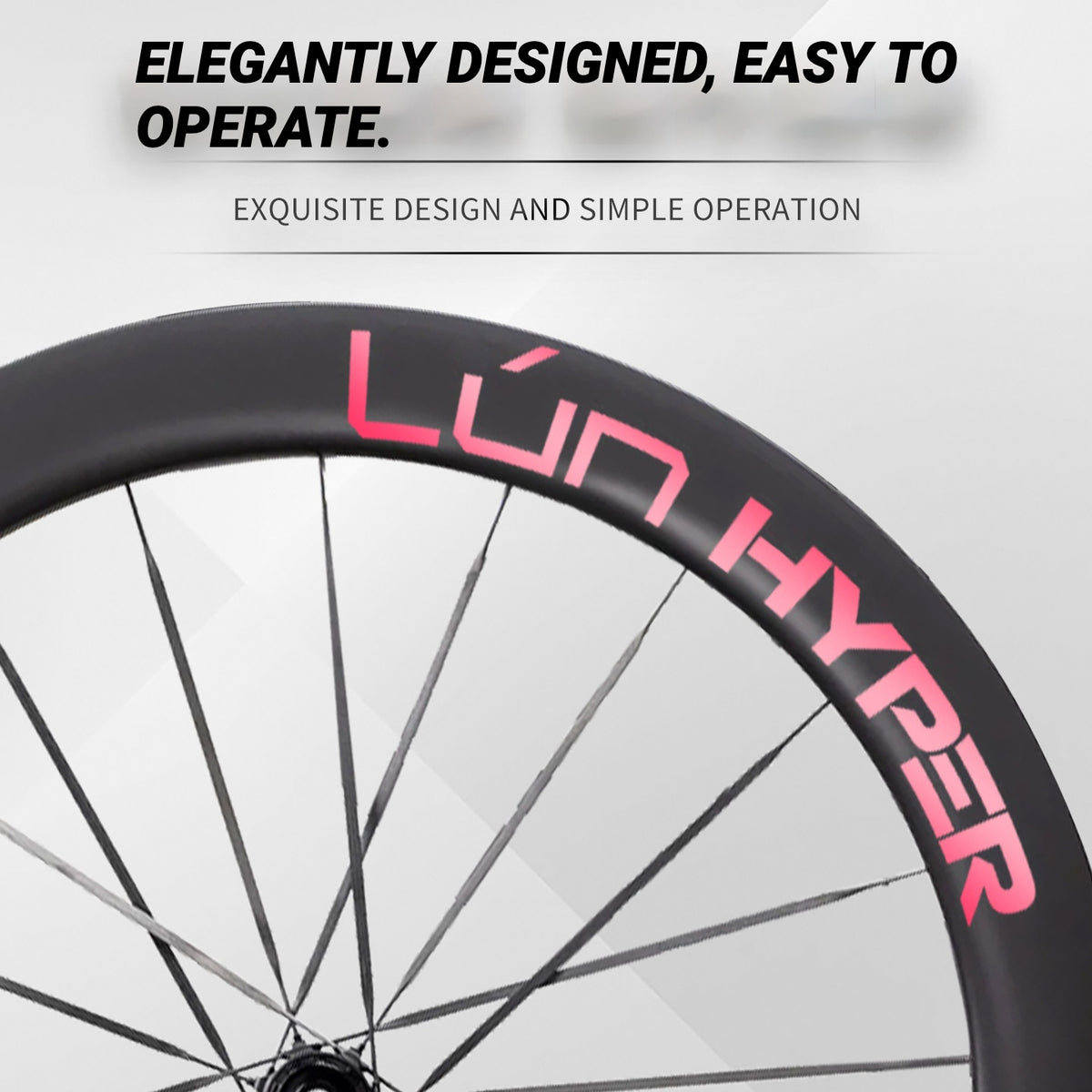 Infinity Logo Decals for Lún HYPER 5 D60 Gen 5 Wheelset | Waterproof Rim Overlay Stickers（Complete Decal Set for Two Wheels + Spare Decals Included）