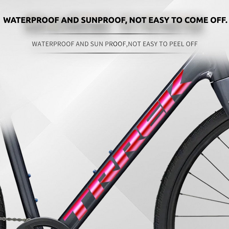 Trek FX 3 Frame Decal Sticker Kit – Logo Color Change for Trek FX3 Hybrid Fitness Bike