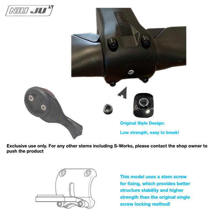 SPECIALIZED S-Works Venge Computer Mount for Garmin / WAHOO