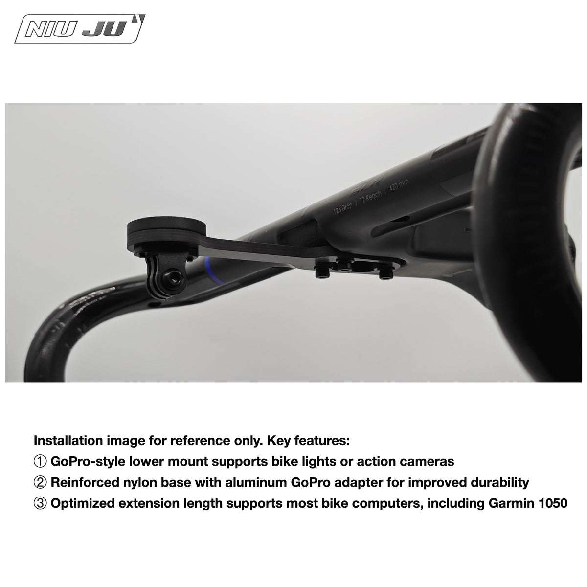 Torque Computer Mount Extension Compatible with GIANT 2019 CONTACT SLR AERO Integrated Handlebar
