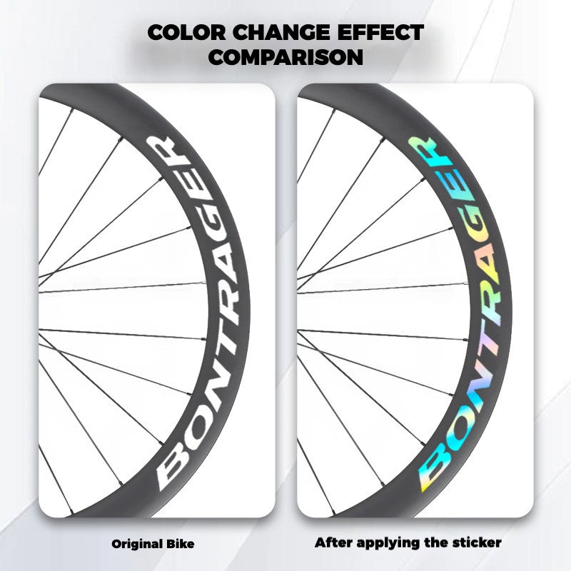 Bontrager Aeolus Pro 51 Autocollants de décalcomanie | Décalcomanies de jante personnalisées pour roues carbone | Vinyle imperméable