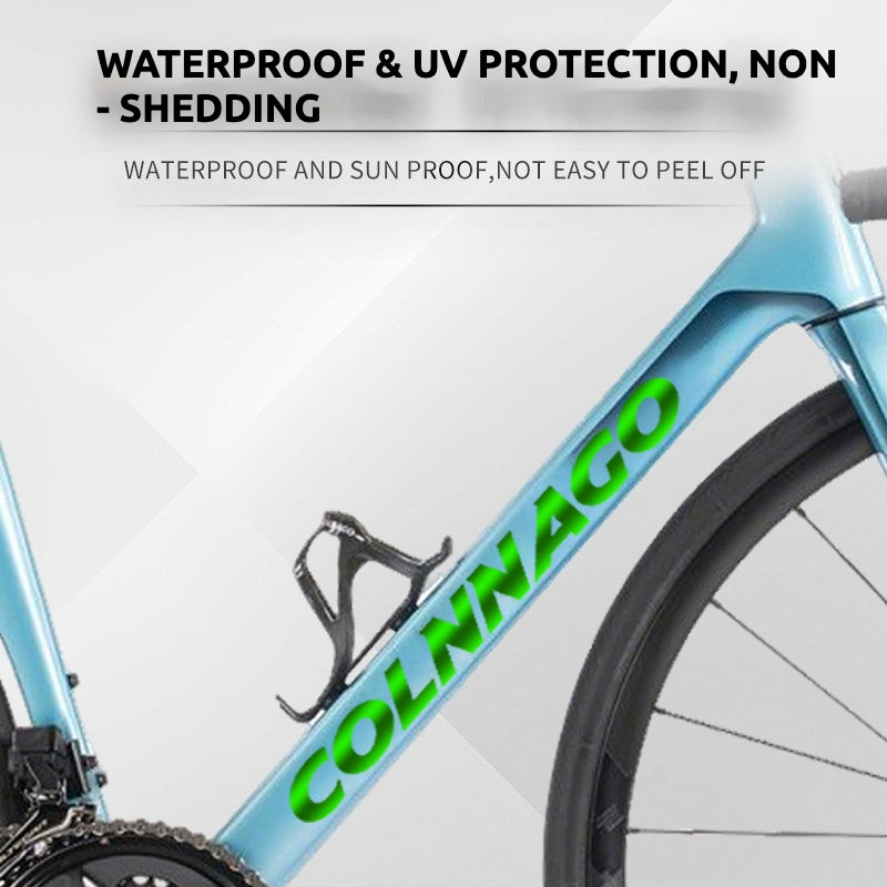 Colnago V4 Frame Logo Decals | Custom Waterproof OEM Overlay Stickers