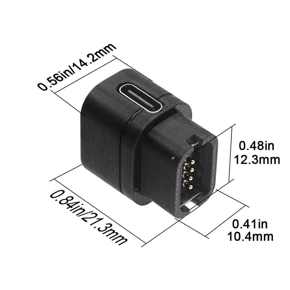 Type-C зарядное устройство для заднего переключателя Shimano Di2 | Совместимо с R9270 / R9250 / R8170 / R8150 / R7170